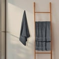 thumbnail image 4 of GLAMBURG Premium Cotton 4 Pack Bath Towel Set - 100% Pure Cotton - 4 Bath Towels 27x54 - Ideal for Everyday use - Ultra Soft & Highly Absorbent - Charcoal, 4 of 7