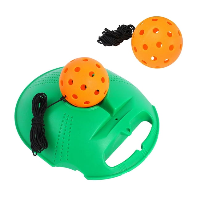 Pickleball Trainer, Pickleball Accesorios con Pickleball Ball, Herramienta de práctica de para interiores y exteriores Pickleball Training Aid Cola Entrenador de pickleball