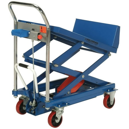 Mobile Lift & Tilt Scissor Lift Table, 36 x 24 Platform, 600 Lb. Capacity
