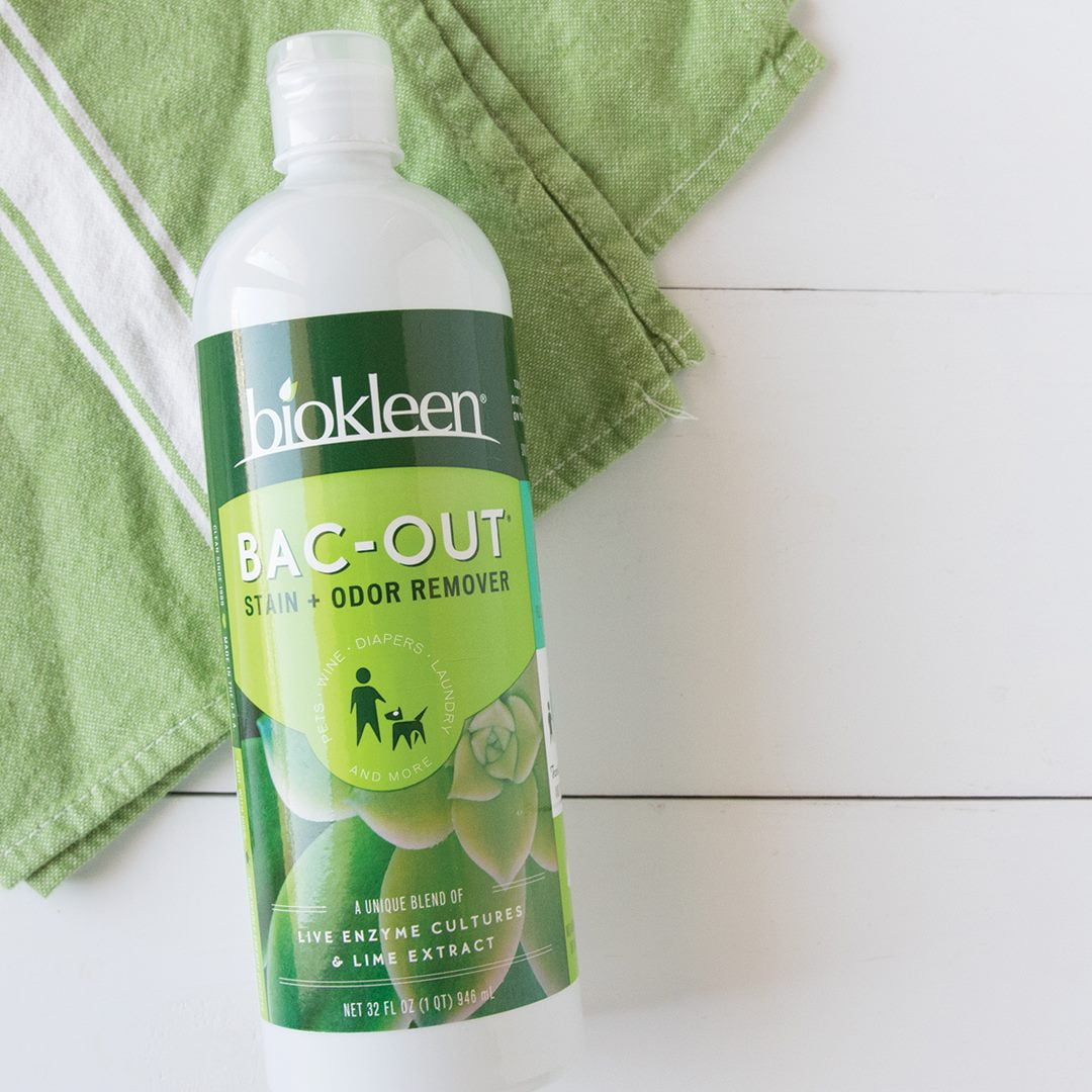 Biokleen Bac-Out Stain & Odor Remover Live Enzyme Cultures & Lime Extract,  32 Fl Oz