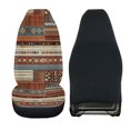 thumbnail image 2 of Uourmeti Car Seat Covers Full Surround Auto Interior Seat Cushion Polyester Stretchy, Suitable for Vehicle Truck, Geometric Stripes Pattern, 2 of 6