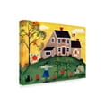 thumbnail image 2 of Trademark Fine Art 'Scarecrow Pumpkin Sheep' Canvas Art by Cheryl Bartley, 2 of 3