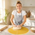 thumbnail image 7 of 11.8 Inch Thick Silicone Baking Mat, Non-Slip Dough Work Surface, Pastry Mat for Kneading and Pie Crust(Yellow), 7 of 7