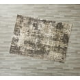 Mainstays Abstract Shag Indoor Area Rug, Neutral, 5'x7'