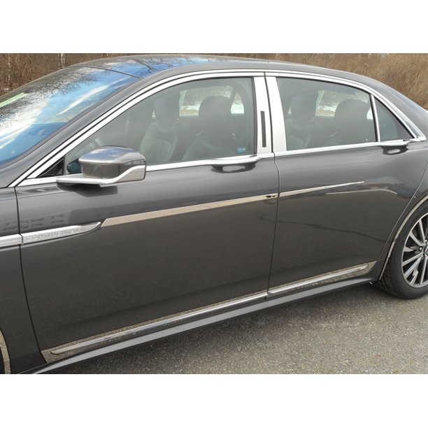 Stainless Steel Window Trim 10Pc Fits 20172020 Lincoln Continental