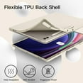 thumbnail image 4 of JETech Case for Samsung Galaxy Tab S9 Ultra 14.6 Inch with S Pen Holder, Soft TPU Tri-Fold Stand Protective Tablet Cover, Support S Pen Charging, Auto Wake/Sleep (Beige), 4 of 6