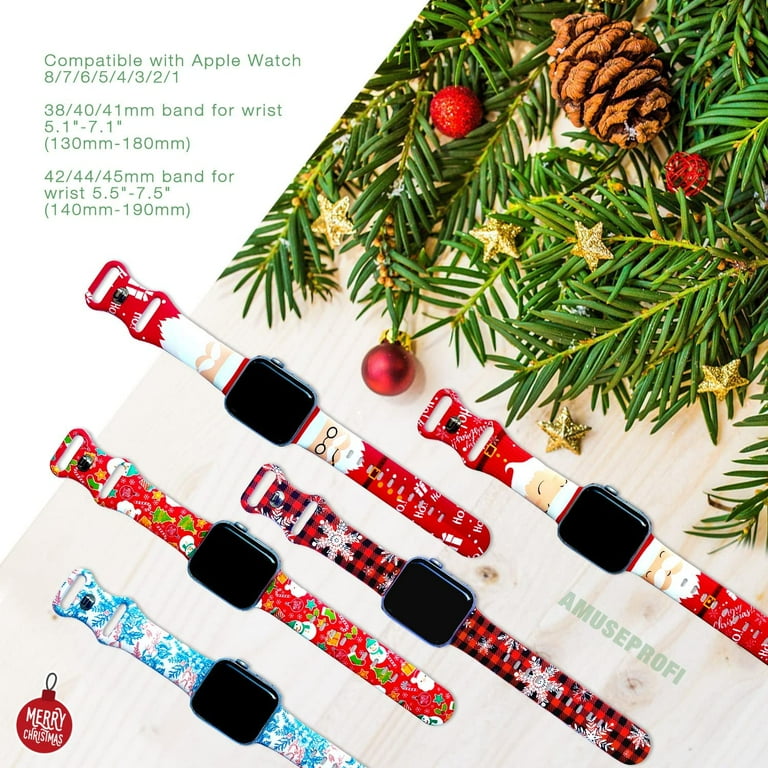 Halloween Christmas Watch Band Compatible with Apple Watch 38mm
