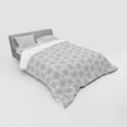 thumbnail image 3 of Ambesonne Floral Bedding Set 3 Pcs, Sketchy Sunflowers Pattern, Twin, Charcoal Grey and White, 3 of 3