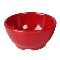 Excellante Color Pure Red Melamine Dinnerware Collection 4.68 Inch Soup Bowl - 10 Oz, Comes in Dozen