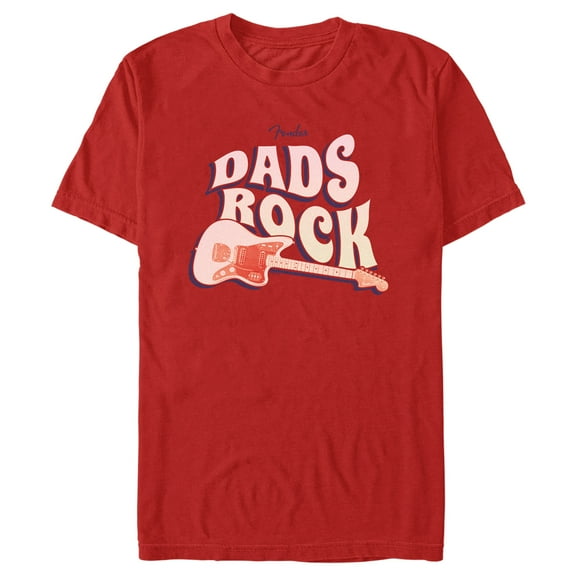 Men's Fender Father's Day Dads Rock Graphic Tee Red X Large