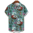 thumbnail image 5 of Camisas hawaianas con estampado 3D de frutas Y2k para hombre y mujer, ropa informal vintage para vacaciones en la playa, blusa con solapa, camisa lisa, verano 2023, 5 of 5