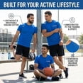 thumbnail image 6 of SOCKS'NBULK 3 Pack Men's Solid Colors Cotton T-Shirts Short Sleeve Lightweight Tees, Bulk (XX-Large, Royal Blue, xx_l), 6 of 7