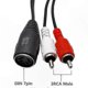 thumbnail image 2 of 7-Pin DIN to Dual RCA Male o Cable - 1.5M MIDI Cord for Music Equipment Connection, 2 of 4