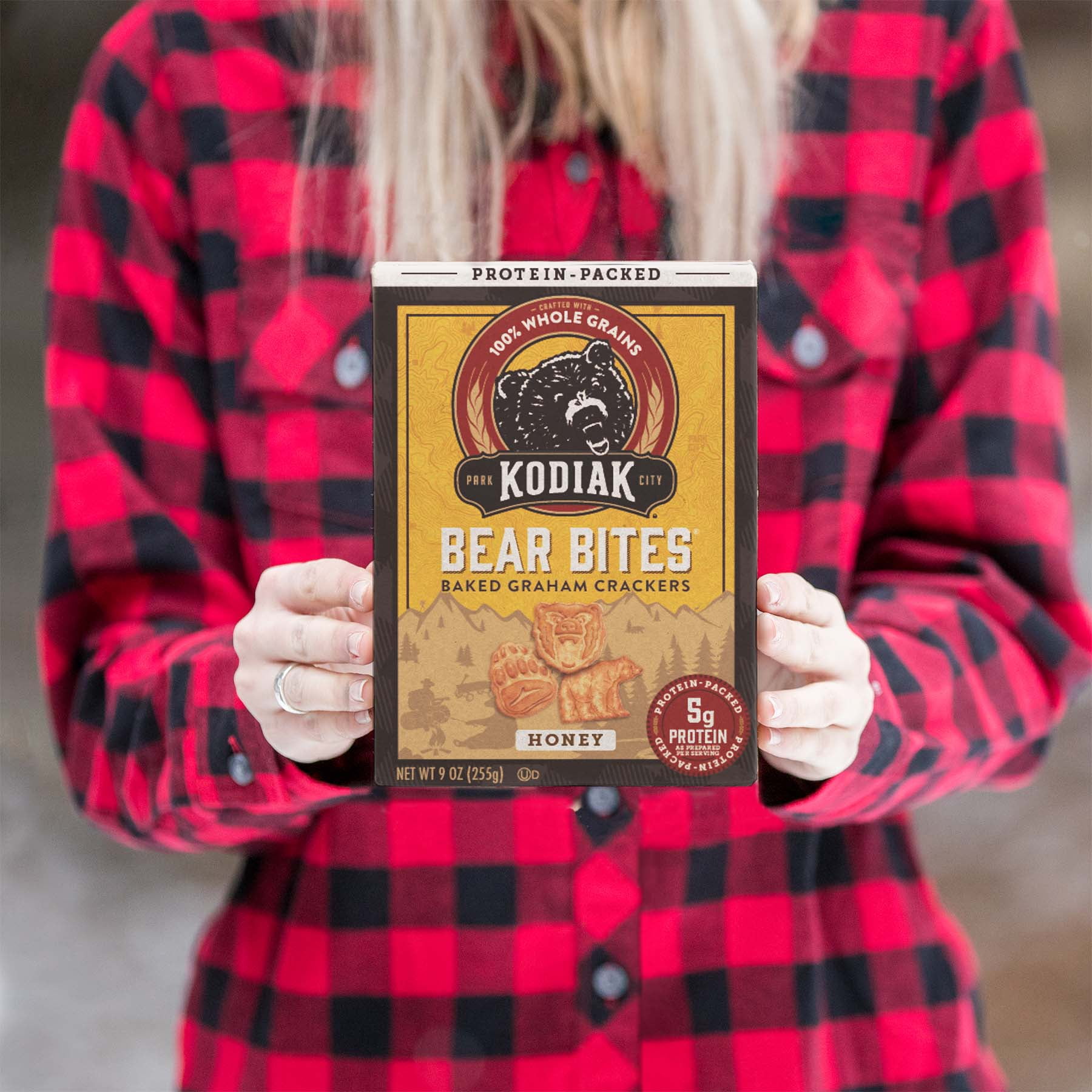 Kodiak Protein Honey Graham Cracker Bear Bites, 9 oz