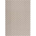 thumbnail image 2 of Hauteloom Truls Machine Washable Contemporary Runner Rug - Modern Geometric Checkered Carpet for Hallway, Kitchen - Beige, Cream - 2'7" x 7'3", 2 of 12