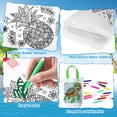 thumbnail image 3 of Bolsas para colorear hawaianas SilTriangle, 24 unidades, con 144 rotuladores, 3 of 5