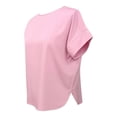 thumbnail image 4 of GEORGE G BLUSA CR MC CON DOBLADILLO LISA, 4 of 4