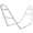 White 054, variant on Portable Outdoor Hammock Stand for 2 Person, Steel Frame with Weather Resistant Finish, Adjustable for 9-14ft Hammocks, 550 lbs Capacity, White