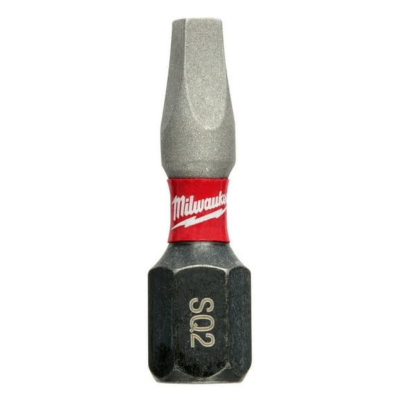 Milwaukee-48-32-4605 SHOCKWAVE Impact Square Recess #2 Insert Bits (5 Pack)