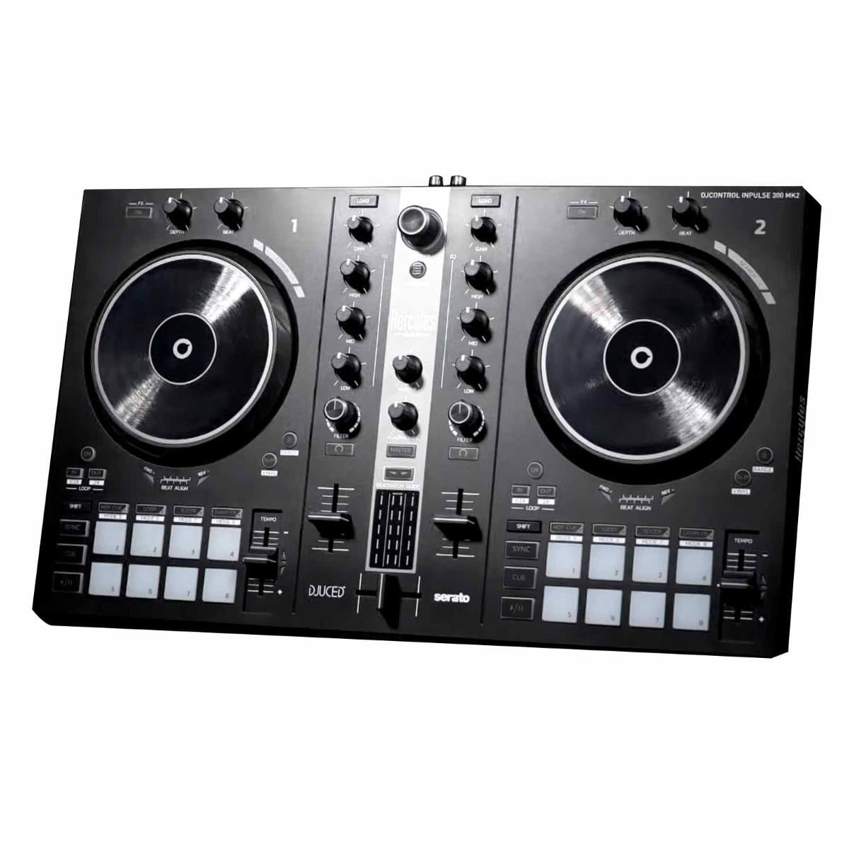 Hercules DJControl Inpulse 300 MK2 DJ Controller with Headphones Package