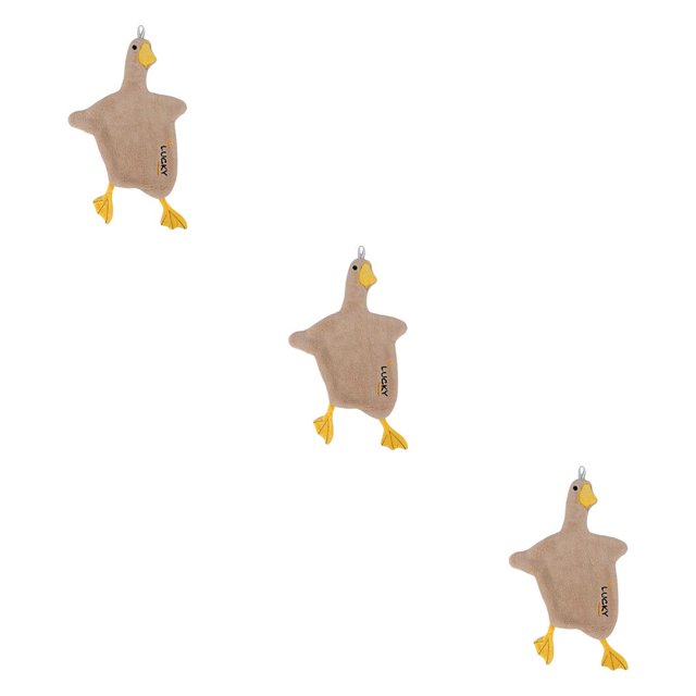 Monstrate Toalla de mano Toalla absorbente de animales Toallas bordadas colgantes Pañuelo de tela Baño Niños Pato caqui Type1 NO1