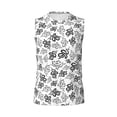 thumbnail image 6 of Lsque Snake Print Men's Cotton Blend Sleeveless Muscle Shirts (S-3XL)- Moisture Wicking, Odor Protection, UPF 30+,Medium, 6 of 8