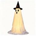 thumbnail image 5 of BiFandian 2-Pack Halloween Ghost Decorations Outdoor, Ghost Decor with String Lights Remote Control, Spooky Party Decor for Living Room, Bedroom, Window, Halloween Decoration Indoor, 5 of 7