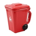 thumbnail image 2 of Ceramic Coffee Mug, Funny Coffee Mug, Trash Can with Lid Shaped Gag Drink Cup, Funny Office Decor Red Novelty Drinking Mug, 4.5X2.5X4.5 in Textured Ceramic Drinking Vessel with, 2 of 7