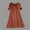 Brown, variant on Sundresses for Women Casual Beach Brown Dress Solid Short Sleeve Hooded Dress Button Mini Dresses Plus Sundress