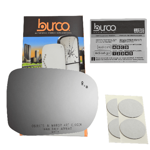 Compatible with 20-22 Kia Telluride Passenger Mirror Glass w/ Blind Spot Symbol