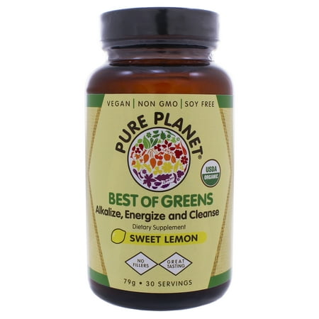 Pure Planet Best of Greens Organic Sweet Lemon 79g