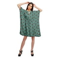 thumbnail image 2 of Moomaya Robe Courte de Caftan de Plage, Robe de Couverture Imprimée, Kaftan pour Femmes, Tenue de Plage, Couverture, 2 of 4