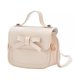 thumbnail image 1 of Monedero pequeño de moda para niñas pequeñas, color pastel, con lazo bonito (beige), 1 of 7