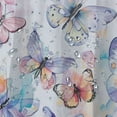 thumbnail image 5 of PRATYUS Purple Shower Curtain for Bathroom,Spring Watercolor Butterfly Shower Curtain Sets,Waterproof Fabric Cloth Shower Curtains Set with Hooks 36x72, 5 of 7