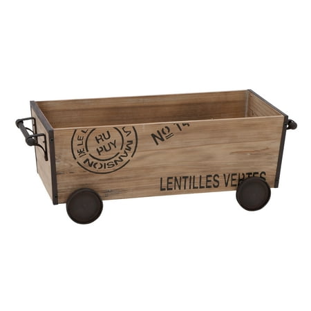 Wood Metal Cart Unique Home Accents