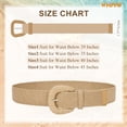 thumbnail image 7 of WHIPPY Women Elastic Woven Belt for Dresses Straw Braided Belt for Ladies, 7 of 7