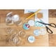 Boutons Transparents avec Épingles - 36-Pack Boutons Bricolage, Badges de Bouton en Plastique Acrylique, 2,25 Pouces – image 2 sur 6