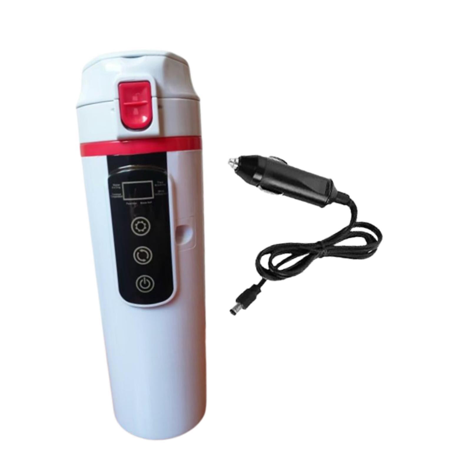 Fiocias 12V 24V Car Kettle Boiler Heater Cup Electric Kettle Heated Water Boiler for Tea