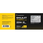 Primaforce Shilajit 120 Capsules 1000mg extract per serving - 60 Servings With Naturally Occurring Fulvic Acid