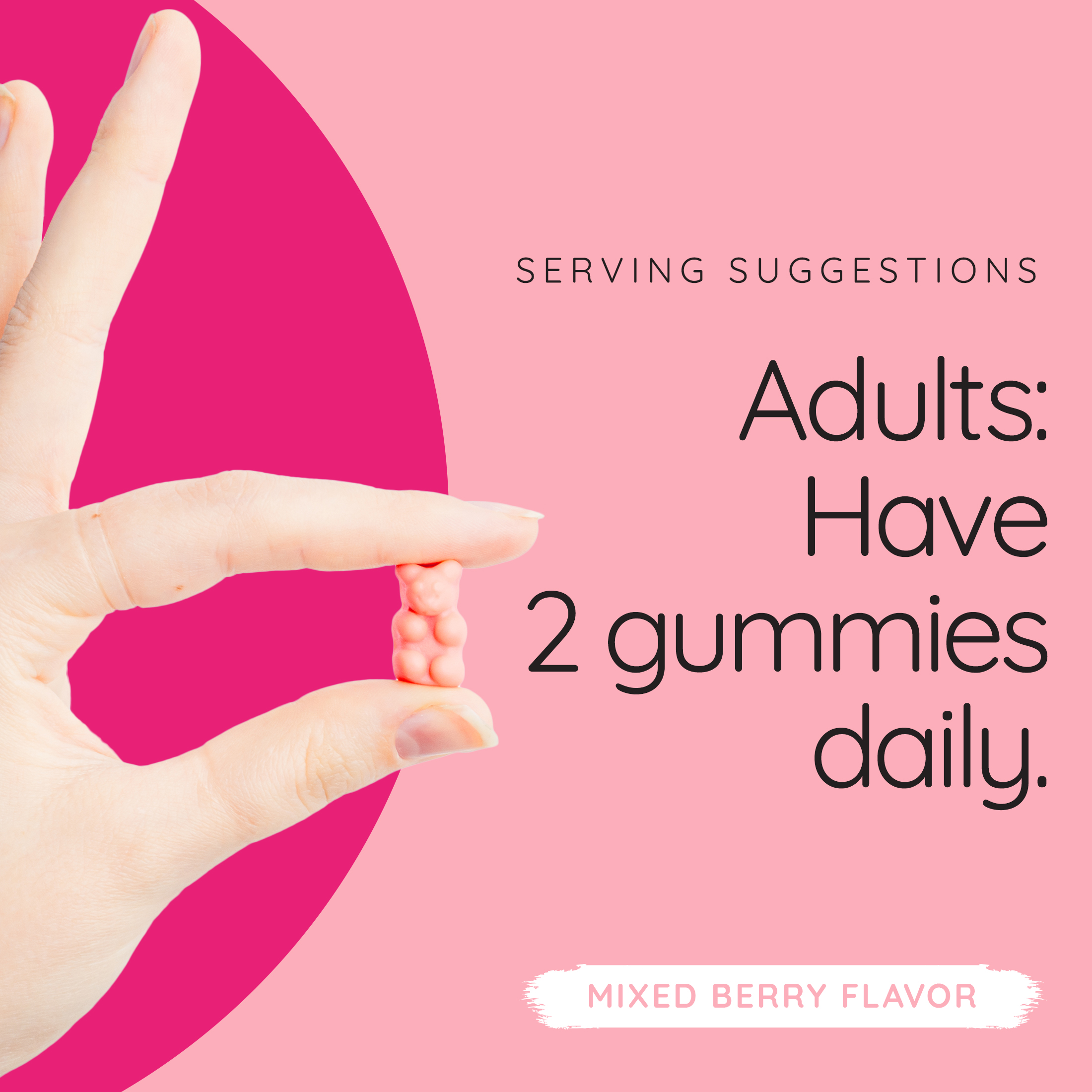 haircarebear Hair Growth Support Gummies with Biotin and Zinc 60s