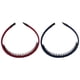 thumbnail image 5 of 4 Uds. Diademas con peine de dientes para mujer, bandas para la cabeza antideslizantes, diadema para el pelo para mujer, rojo vino, negro, azul, azul marino, 5 of 7