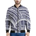 thumbnail image 3 of Chaqueta con cremallera maorí en blanco y negro para hombres y niños, sudadera de gran tamaño con estampado 3D, chaquetas bomber de manga larga para primavera y otoño, 3 of 5