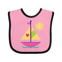 Inktastic Sailboat Girls Sailing Girls Baby Bib
