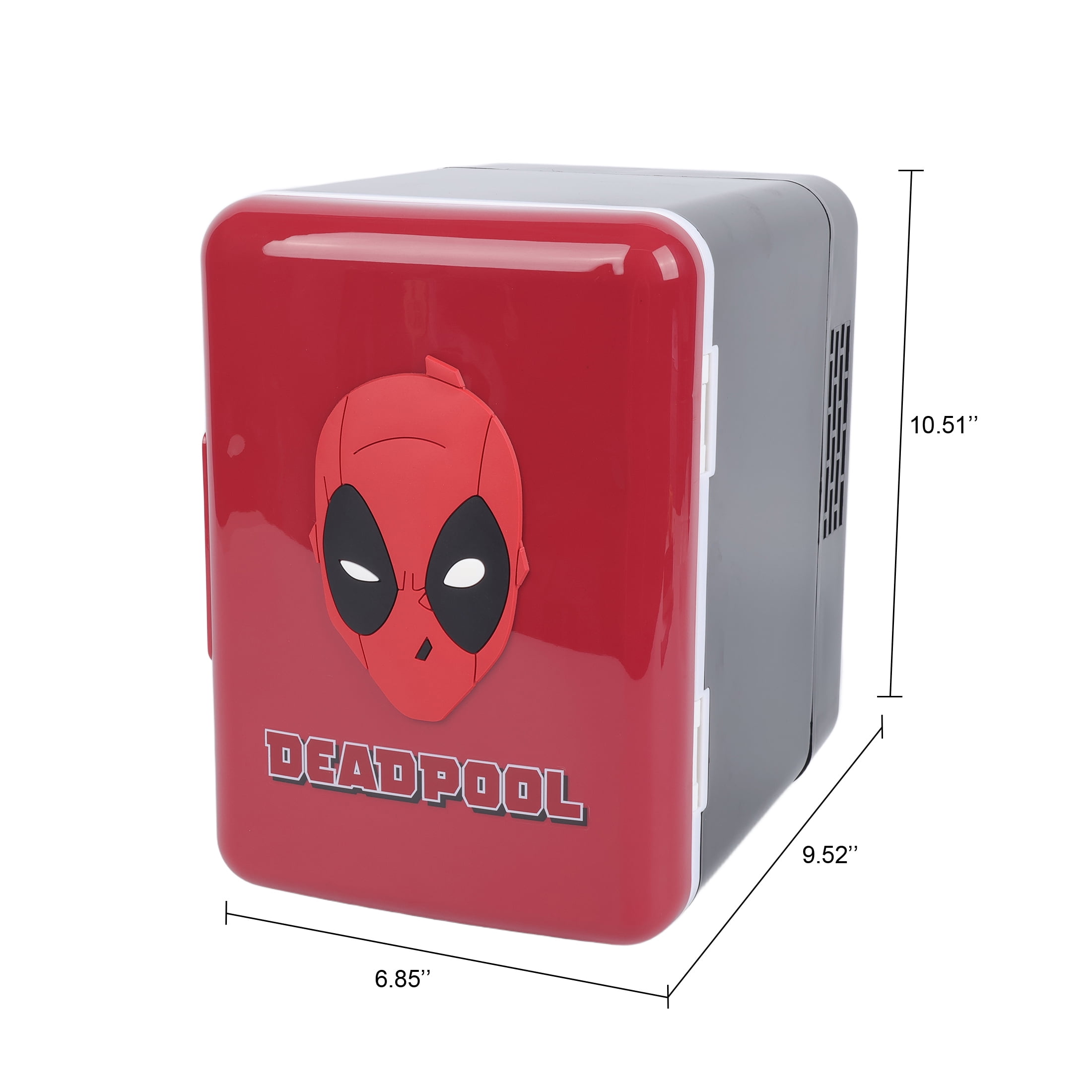 Deadpool 4L 6-Can Mini Fridge, Red