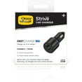 thumbnail image 4 of OtterBox Strive Series Dual Port 32W Car Charger - 20W Fast Charge USB-C and 12W USB-A - Blue Night, 4 of 7