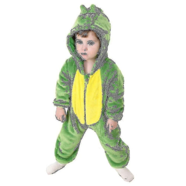 Disfraz De Dinosaurio Para Niños Pequeños Disfraz De Animal Mono Con Capucha Lindo Para Niños Halloween A