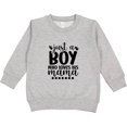 thumbnail image 2 of Inktastic Just a Boy Who Loves His Mama Toddler Sweatshirt, 2 of 4