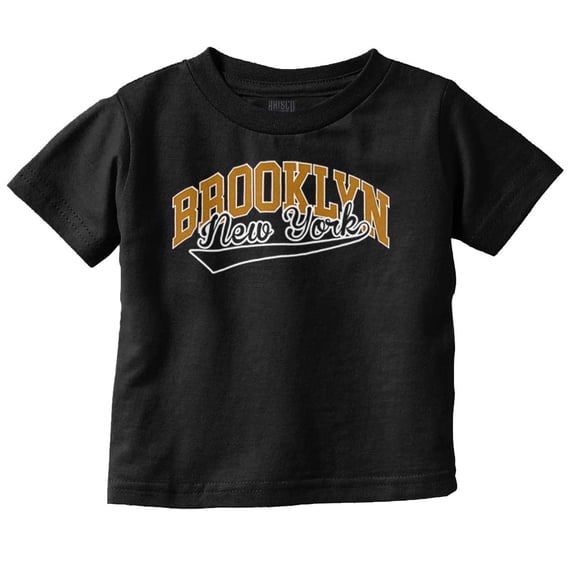 Athletic Varsity Brooklyn New York Toddler Boy Girl T Shirt Infant Toddler Brisco Brands 6M