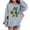 Gray, variant on Lorytime Christmas Sweaters for Kids Girls Boys Dinosaur Hoodies Long Sleeve Pullover Drop Shoulder Cute Tops Blue