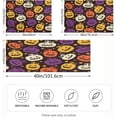 thumbnail image 2 of Cartoon Pumpkins Satin Pillowcase for Hair and Skin Silk Pillowcase, Standard Size(20x26 inches) - Slip Cooling Satin Pillow Covers with Envelope Closure（714） Home Decor Gifts, 2 of 7